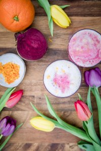 Vegan and Paleo Red Velvet Beetroot Latte